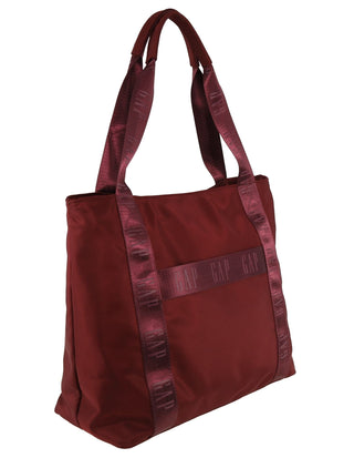 Tote Bag Wine / Nylon GAP 55 WINE GAP Ladies Nylon Fashion Tote Bag in Wine