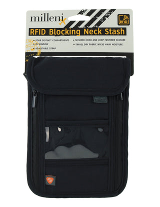 Milleni Travel RFID Blocking Neck Stash