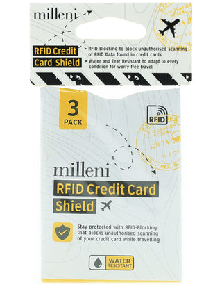 Milleni Travel RFID Credit Card Shield (3 PK)