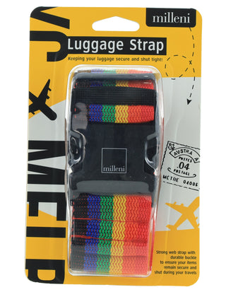 Milleni Travel Multi-Coulour Luggage Strap