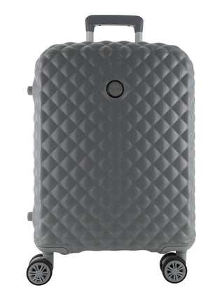 Pierre Cardin 54cm CABIN Hard Shell Suitcase in Grey