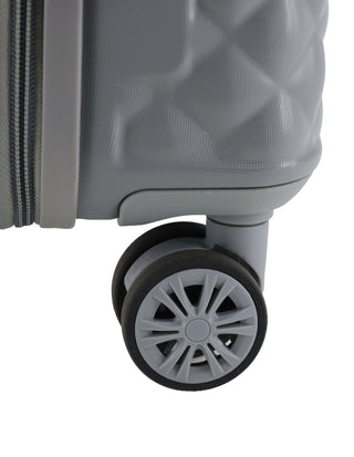 Pierre Cardin 54cm CABIN Hard Shell Suitcase in Grey