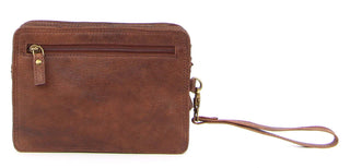 Pierre Cardin Rustic Leather Organizer Bag