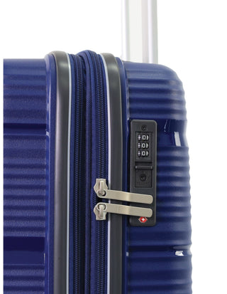 Hard Shell Luggage Navy / Carry-On (Small) / Hard Luggage PC 4014C NAVY Pierre Cardin 54cm CABIN Hard Shell Suitcase in Navy