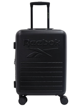 Hard Shell Luggage Black / Carry-On (Small) / Hard Luggage RB 02C BLK Reebok Adventure 54cm CABIN Hard Shell Suitcase in Black