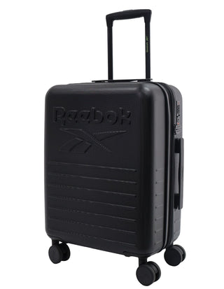 Hard Shell Luggage Black / Carry-On (Small) / Hard Luggage RB 02C BLK Reebok Adventure 54cm CABIN Hard Shell Suitcase in Black