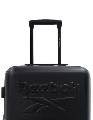 Hard Shell Luggage Black / Carry-On (Small) / Hard Luggage RB 02C BLK Reebok Adventure 54cm CABIN Hard Shell Suitcase in Black
