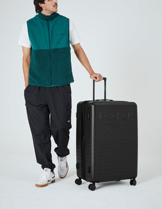 Hard Shell Luggage Black / Check-In (Medium) / Hard Luggage RB 02M BLK Reebok Adventure 70cm MEDIUM Hard Shell Suitcase in Black