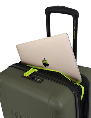 Hard Shell Luggage Khaki / Carry-On (Small) / Hard Luggage RB 03C KHAKI Reebok Wanderer 54cm CABIN Hard Shell Suitcase in Khaki