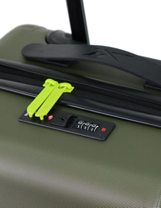 Hard Shell Luggage Khaki / Carry-On (Small) / Hard Luggage RB 03C KHAKI Reebok Wanderer 54cm CABIN Hard Shell Suitcase in Khaki