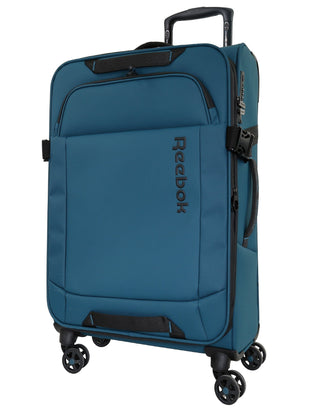 Soft Shell Luggage Teal / Check-In (Large) / Soft Luggage RB 04L TEAL Reebok Pro 78cm LARGE Leather Film Soft Shell Case in Teal