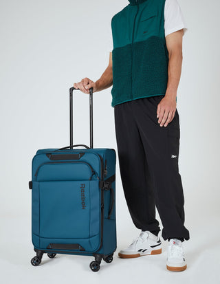 Soft Shell Luggage Teal / Check-In (Medium) / Soft Luggage RB 04M TEAL Reebok Pro 69cm MEDIUM Leather Film Soft Shell Case in Teal