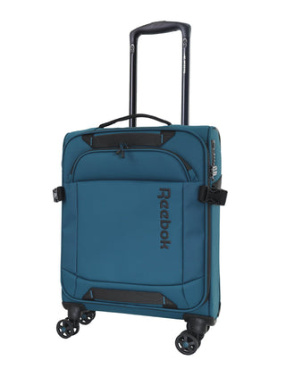 Soft Shell Luggage Teal / Carry-On (Small) / Soft Luggage RB 04C TEAL Reebok Pro 54cm CABIN Leather Film Soft Shell Case in Teal