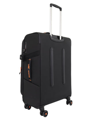 Soft Shell Luggage Black / Check-In (Medium) / Hard Luggage RB 04M BLK Reebok Pro 69cm MEDIUM Leather Film Soft Shell Case in Black