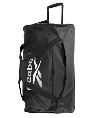 Duffel Bag Black / Water Repellent Leather Film RB 05 BLK Reebok RoadRunner 72cm Trolley Duffel on Wheels in Black
