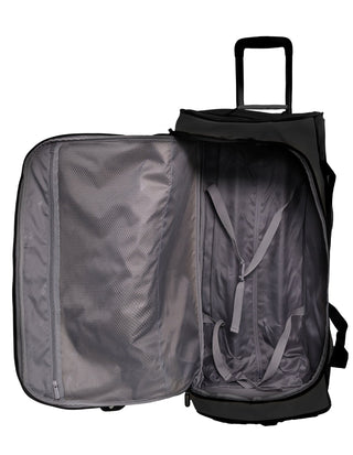 Duffel Bag Black / Water Repellent Leather Film RB 05 BLK Reebok RoadRunner 72cm Trolley Duffel on Wheels in Black
