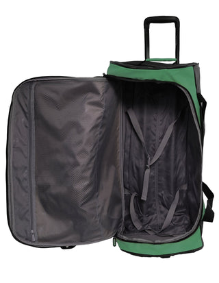 Duffel Bag Green / Water Repellent Leather Film RB 05 GREEN Reebok RoadRunner 72cm Trolley Duffel on Wheels in Green