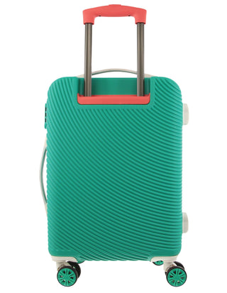 Hard Shell Luggage GAP 31CB TURQ+MT018 GAP CABIN Turq Hard Shell with Mini Beauty Case Set+ Assorted Leather Tag