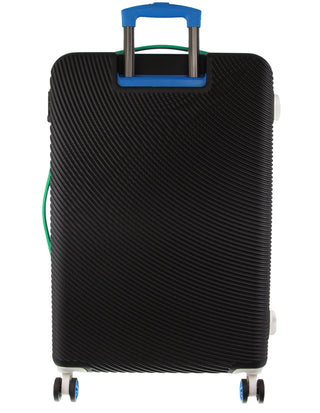 Hard Shell Luggage GAP 31LB BLACK+MT018 GAP LARGE Black Hard Shell with Mini Beauty Case Set+ Assorted Leather Tag