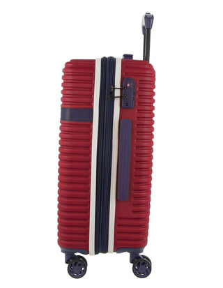 Hard Shell Luggage GAP 30LC RED+MT018 GAP Red Hard Shell LARGE and CABIN 2-Piece Set + Luggage Tag