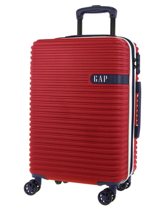 Hard Shell Luggage GAP 30LC RED+MT018 GAP Red Hard Shell LARGE and CABIN 2-Piece Set + Luggage Tag