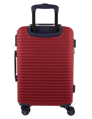 Hard Shell Luggage GAP 30LC RED+MT018 GAP Red Hard Shell LARGE and CABIN 2-Piece Set + Luggage Tag