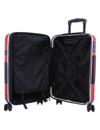 Hard Shell Luggage GAP 30LC RED+MT018 GAP Red Hard Shell LARGE and CABIN 2-Piece Set + Luggage Tag