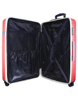 Hard Shell Luggage GAP 30LC RED+MT018 GAP Red Hard Shell LARGE and CABIN 2-Piece Set + Luggage Tag