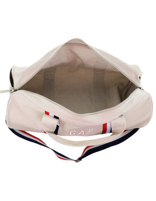 Duffel Bag Black/Stripe / Canvas GAP 26 GREY-STRIPE GAP Unisex Canvas Overnighter/Barrell Bag in Grey-Stripe