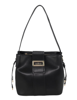Tote Bag Black / Vegan Leather PV 4034 BLK Milleni Ladies Vegan Leather Fashion Mini Tote Bag in Black