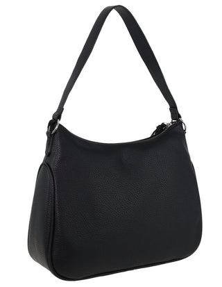 Tote Bag Black / Vegan Leather PV 4038 BLK Milleni Ladies Vegan Leather Fashion Tote Bag in Black