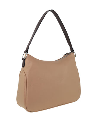 Tote Bag Stone / Vegan Leather PV 4038 STONE Milleni Ladies Vegan Leather Fashion Tote Bag in Stone