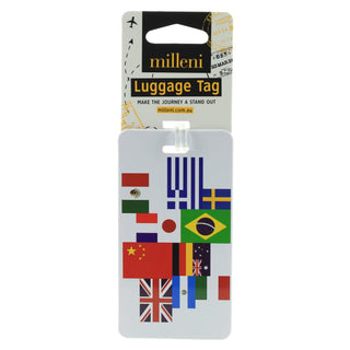 Tags MT 019 FLAGS Milleni Travel Flags Luggage Tag