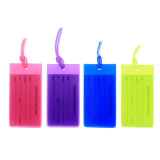 Tags MT 020 Milleni Travel Jelly Luggage Tags (4 PK)