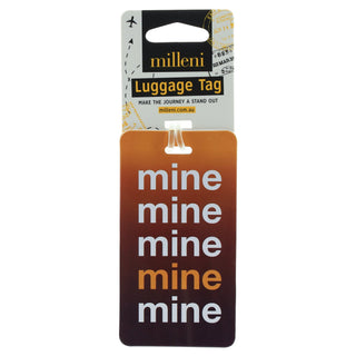 Tags MT 019 MINE Milleni Travel Mine Luggage Tag