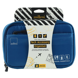 Organizer MT 016 TEAL Milleni Travel Tech Accessory Organiser