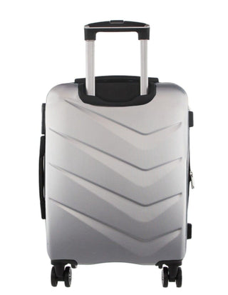 Hard Shell Luggage Silver / Carry-On (Small) / Hard Luggage PC 3249C SLVR Pierre Cardin 54cm CABIN Hard Shell Case in Silver
