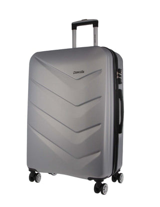 Hard Shell Luggage Silver / Carry-On (Small) / Hard Luggage PC 3249C SLVR Pierre Cardin 54cm CABIN Hard Shell Case in Silver