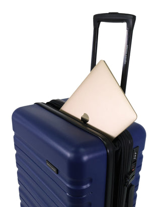 Hard Shell Luggage Blue / Carry-On (Small) / Hard Luggage PC 3941C BLUE Pierre Cardin 54cm CABIN Hard Shell Suitcase in Blue