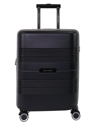 Hard Shell Luggage Black / Carry-On (Small) / Hard Luggage PC 4031C BLK Pierre Cardin 54cm CABIN Travel Hard Shell Suitcase in Black