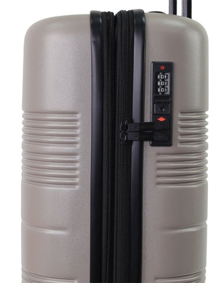 Hard Shell Luggage Taupe / Carry-On (Small) / Hard Luggage PC 4031C TAUP Pierre Cardin 54cm CABIN Travel Hard Shell Suitcase in Taupe