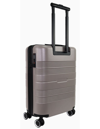 Hard Shell Luggage Taupe / Carry-On (Small) / Hard Luggage PC 4031C TAUP Pierre Cardin 54cm CABIN Travel Hard Shell Suitcase in Taupe