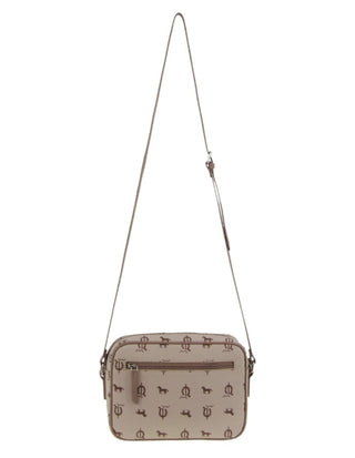 Crossbody bag Beige / Canvas Print/Leather Trim PC 3849 BEIGE Pierre Cardin Canvas/Leather Trim Square Crossbody Bag in Beige