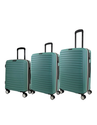 Hard Shell Luggage Mint / Hard Luggage PC 4032 MINT Pierre Cardin Classic 3-Piece Set Hard Shell Suitcase in Mint