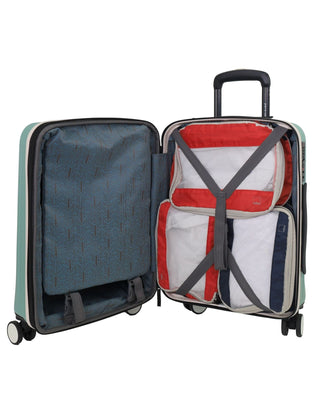 Hard Shell Luggage Mint / Carry-On (Small) / Hard Luggage PC 4032C MINT Pierre Cardin Classic 54cm CABIN Hard Shell Suitcase in Mint