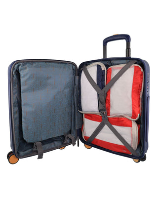 Hard Shell Luggage Navy / Carry-On (Small) / Hard Luggage PC 4032C NAVY Pierre Cardin Classic 54cm CABIN Hard Shell Suitcase in Navy