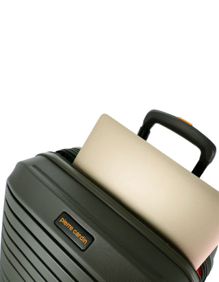 Hard Shell Luggage Olive / Carry-On (Small) / Hard Luggage PC 4032C OLIVE Pierre Cardin Classic 54cm CABIN Hard Shell Suitcase in Olive
