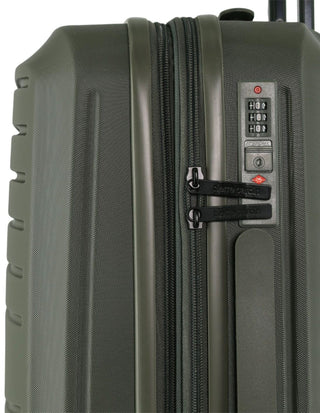 Hard Shell Luggage Olive / Carry-On (Small) / Hard Luggage PC 4032C OLIVE Pierre Cardin Classic 54cm CABIN Hard Shell Suitcase in Olive