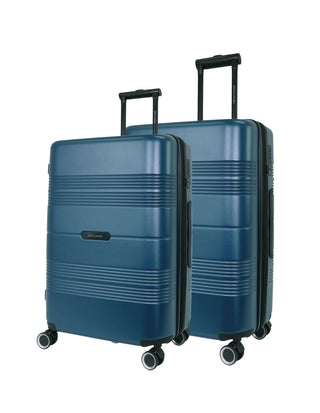 Hard Shell Luggage Teal / Polycarbonate PC 4031LM TEAL Pierre Cardin Impact Teal Hard Shell Large & Medium Bundle 2-Piece Setce Set