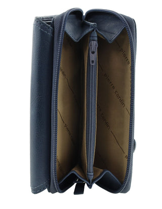 Bi-Fold Wallet Denim / Leather PC 4028 DENUM Pierre Cardin Ladies Bi-Fold Tab Wallet in Denim